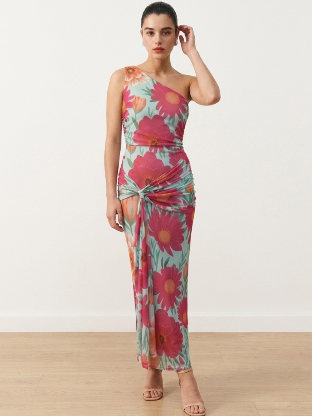 Summer Maxi One Shoulder Dress